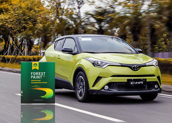 1L Custom Automotive Aerosol Spray Paint , Lemon Yellow 2k Vehicle Paint