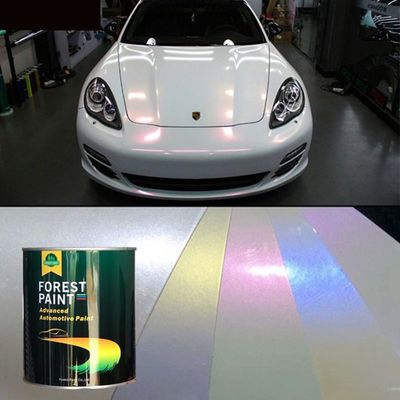 Customized Package 1Ltr Gloss Pearl White Car Paint Anti Yellow